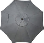 Blissun 9' Outdoor Patio Umbrella, Outdoor Table Umbrella, Yard Umbrella - Image 4