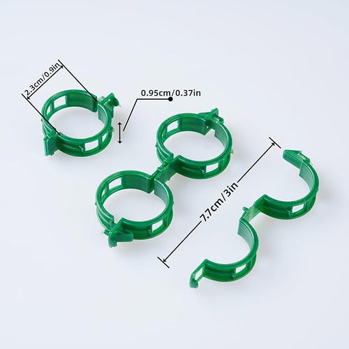 100 Pcs Plant Support Clips, Plastic Clips - Image 2