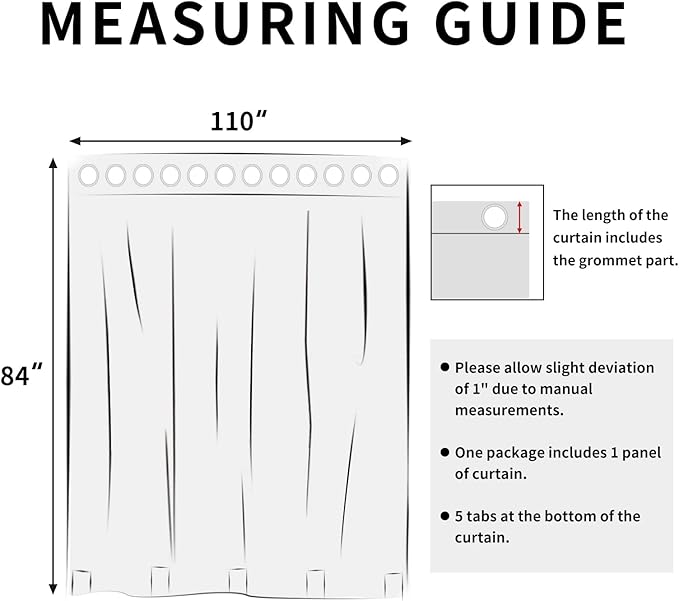 Easy-Going Linen Look Outdoor Curtains Waterproof Windproof Porch Curtains - Image 7