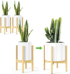 MUDEELA Plant Stand for Indoor Plants: Adjustable Width Fits 8-12 Inch Pots by MUDEELA