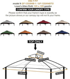 Eurmax USA High Performance Replacement Canopy Top - Image 6