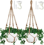 2PK 43 Inches Macrame Planter Hanger Large by Shineloha