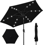 Best Choice Products 7.5ft Outdoor Solar Market Table Patio Umbrella by BestChoiceProducts