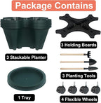 DUNCHATY Stackable Planter, Vertical Garden Planter - Image 8