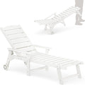 LUE BONA Outdoor Chaise Lounge, HDPS Chaise Lounger, 5 Positions Adjustable by LUEBONA