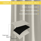 NICETOWN Blackout Room Divider Curtains - Image 2