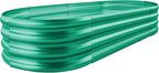 Land Guard 8×4×1 ft Green Raised Garden Bed, Garden Raised Bed, Above Ground by LandGuard
