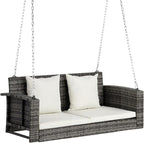 VINGLI Heavy Duty 800 LBS Wicker Hanging Porch Swing by VINGLI