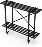 Zhongma 2 Tier Metal Sturdy Narrow Plant Stand - Image 4