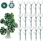 15 Pack Stackable Monstera Plant Support Stakes, 120inch Climbing Plant Sticks by YOYOKIT