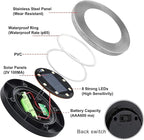 Solar Ground Lights, Waterproof Solar Garden Lights, Upgraded Outdoor Garden - Image 4