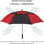 G4Free 47/54/62/68/72 Inch Automatic Open Golf Umbrella Oversize Extra Large - Image 6