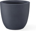 Kante 18 Inch Dia Round Concrete Planter, Indoor Outdoor Large Plant Pot by Kante