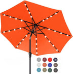 ABCCANOPY Durable Solar Led Patio Umbrellas by ABCCANOPY