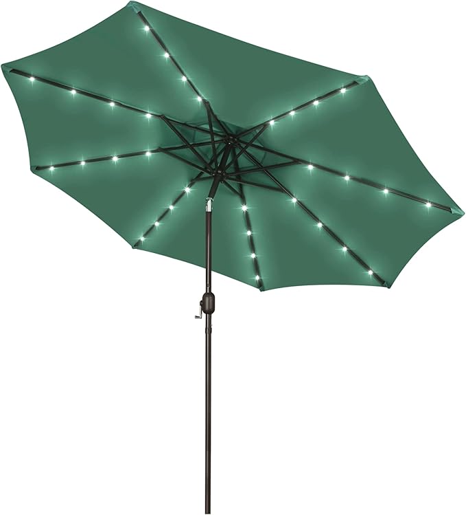 Blissun 9 ft Solar Umbrella, Patio Umbrella by Blissun