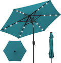 Best Choice Products 7.5ft Outdoor Solar Market Table Patio Umbrella by BestChoiceProducts