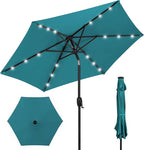 Best Choice Products 7.5ft Outdoor Solar Market Table Patio Umbrella by BestChoiceProducts