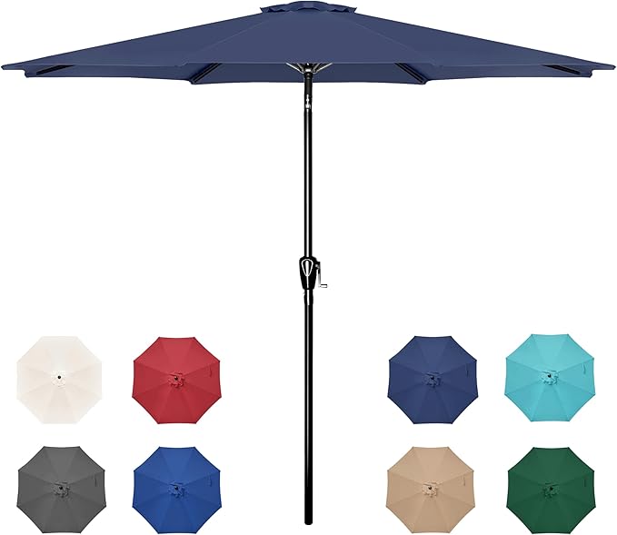 Simple Deluxe 9' Patio Umbrella Outdoor Table Market Yard Umbrella by SimpleDeluxe