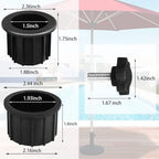 Patio Umbrella Parasol Base Stand Hole Ring Plug Cover Cap Insert - Image 3
