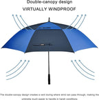 G4Free 47/54/62/68/72 Inch Automatic Open Golf Umbrella Oversize Extra Large - Image 2
