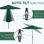 Tempera Patio Market Outdoor Table Umbrella - Image 2