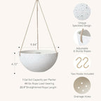 LA Jolie Muse Hanging Planters for Indoor Plants - Image 2