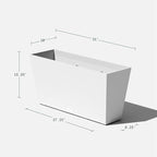 Veradek Pure Series Midori Trough Planter - Image 2