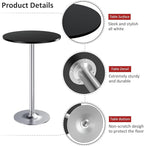 Furmax Bistro Pub Table Round Bar Height Cocktail Table - Image 4