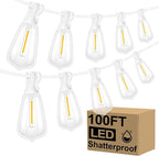 Brightever LED Outdoor String Lights, 100FT Patio Lights by Brightever