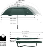 G4Free 47/54/62/68/72 Inch Automatic Open Golf Umbrella Oversize Extra Large - Image 2