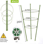 Kgozwon 4 Pack Tomato Cage Plant Support Cages - Image 2