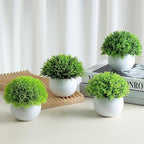 Fake Plants 4 Packs Artificial Potted Plants Faux Greenery Small Fake Shelf or - Image 3