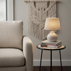 LIFFY Outdoor Metal Side Table, Indoor Round Home Decorative End Table - Image 2