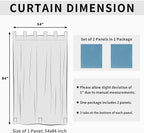 Easy-Going Outdoor Patio Curtains Detachable Tab Top Windproof Weatherproof - Image 6