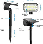 Solar Spot Lights Outdoor, Solar Lights Outdoor IP65 Waterproof, 3 Modes Solar - Image 7