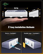 Solar Fence Lights 12 Pack, 50 Lumens Outdoor Fence Solar Lights - Image 5