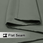NICETOWN Indoor & Outdoor Curtains 95 inches Long, Morandi Waterproof Fbric - Image 6