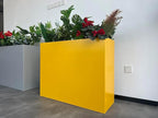 38" L x 13" W x 30" H Metal Tall Rectangular Planter - Image 4