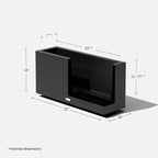 Veradek Block Series Long Box Planter - Image 3