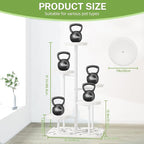 iDavosic.ly 5 Tier Plant Stand Indoor Outdoor, Tiered Corner Plant Stands - Image 5