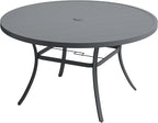VICLLAX 50" Outdoor Round Patio Table by HOME