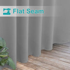 NICETOWN 2 Panels=104" Width Patio Curtains Outdoor Waterproof Extra Long 108" - Image 7