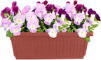 The HC Companies 18 Inch Venetian Rectangular Window Planter Box - Image 2