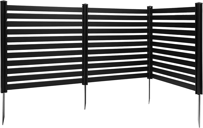 VEVOR 3 Panels Outdoor Privacy Screen, 50 x 48 in Air Conditioner Fence - Image 9