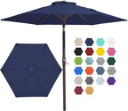 JEAREY 7.5FT Patio Umbrella Outdoor Market Umbrella by JEAREYOutdoorsCollection