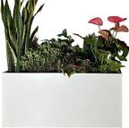 40" L x 16" W x 18" H Metal Large Rectangular Planter by MinCHI257