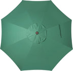 Blissun 9' Outdoor Patio Umbrella, Outdoor Table Umbrella, Yard Umbrella - Image 4