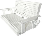 HDPE Porch Swing with 18/8 Stainless Steel Bolts, Ergonomic Design, Ultra - Image 8