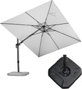 PURPLE LEAF 9' X 12' Right-left Tilt Patio Umbrella by PURPLELEAF