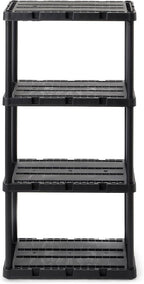 Gracious Living Light Duty Storage Shelves, Knect-A-Shelf 4-Shelf Ventilated by GraciousLiving